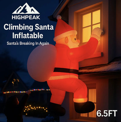 6.5FT Climbing Santa Inflatable