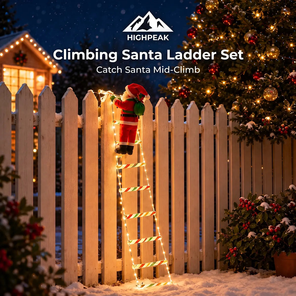 Climbing Santa Ladder Set