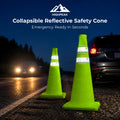 Collapsible Reflective Safety Cone