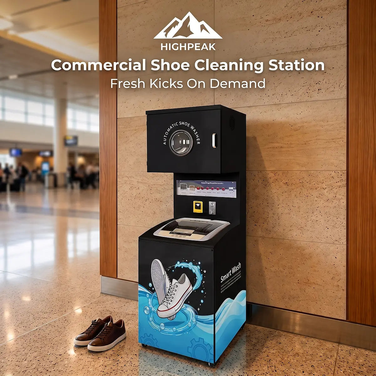 Commercial Shoe Cleaning Station