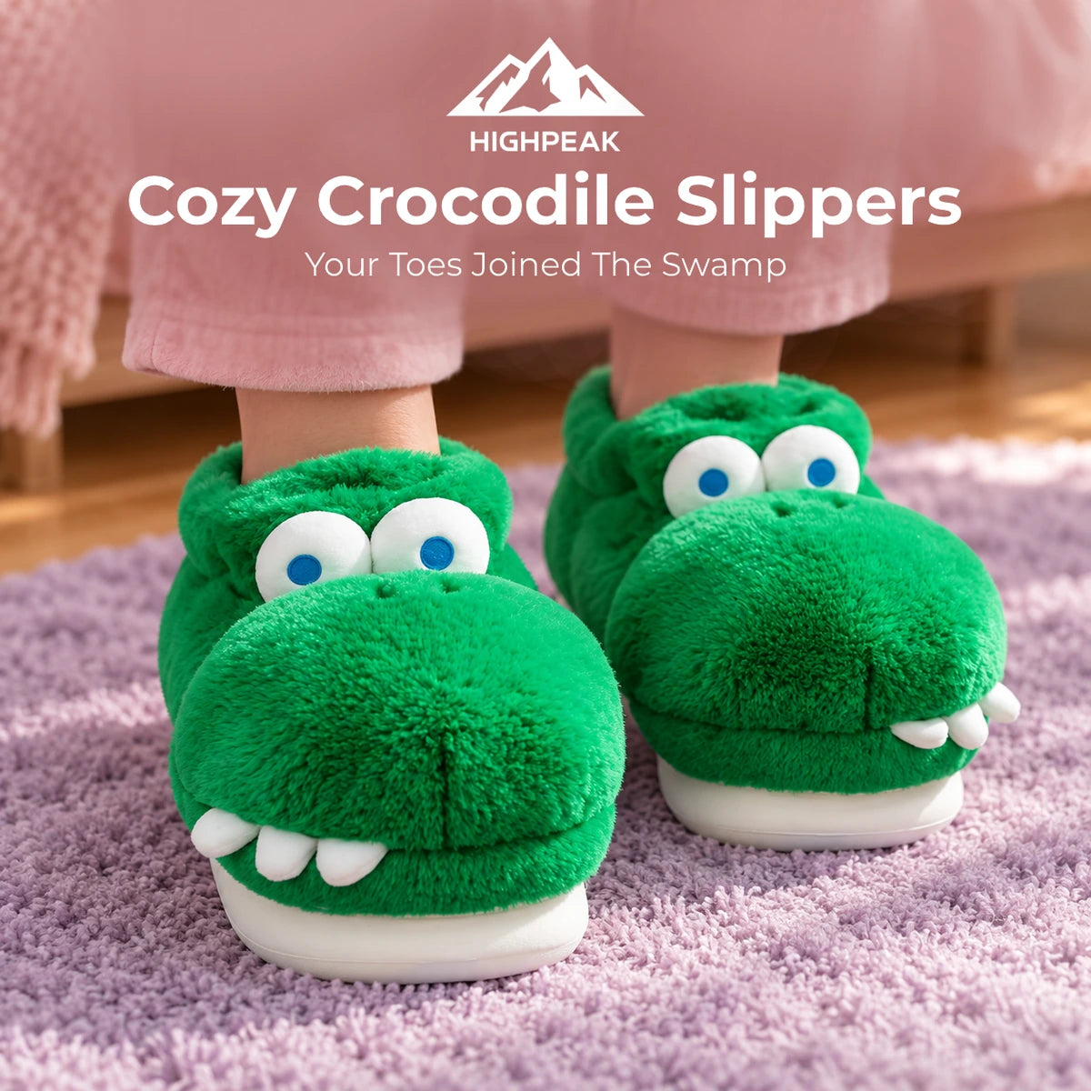 Cozy Crocodile Slippers