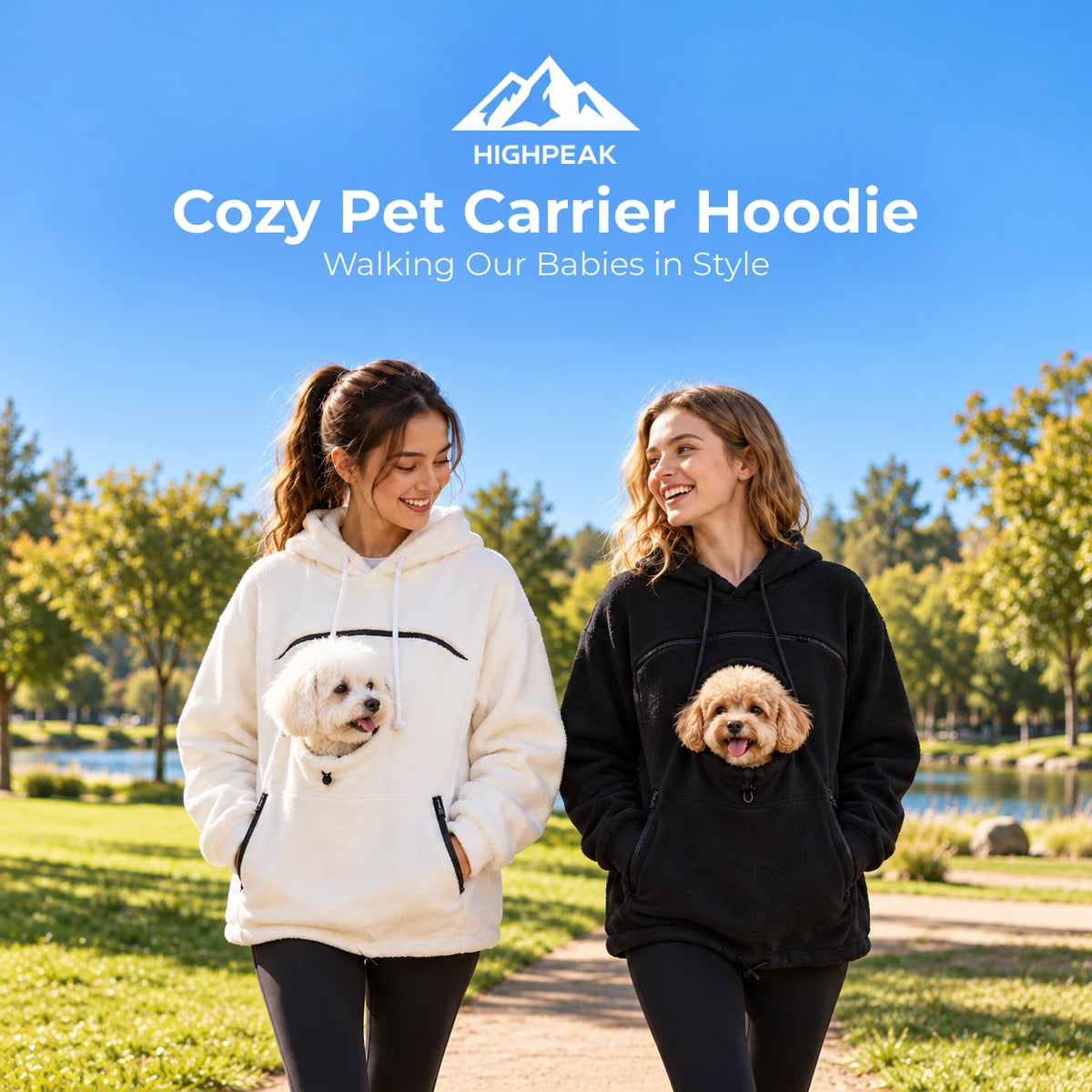 Cozy Pet Carrier Hoodie