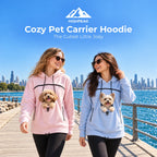Cozy Pet Carrier Hoodie