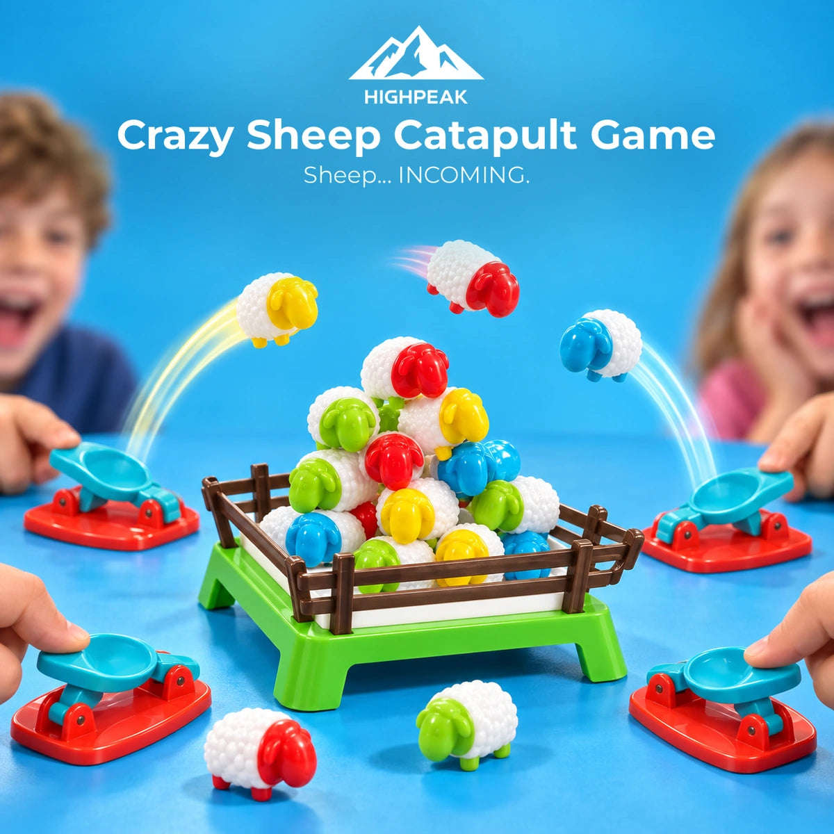 Crazy Sheep Catapult Game