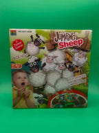 Front of the sheep catapult game box on a green background