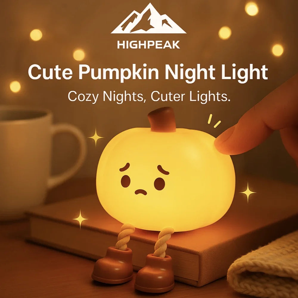 Cute Pumpkin Night Light