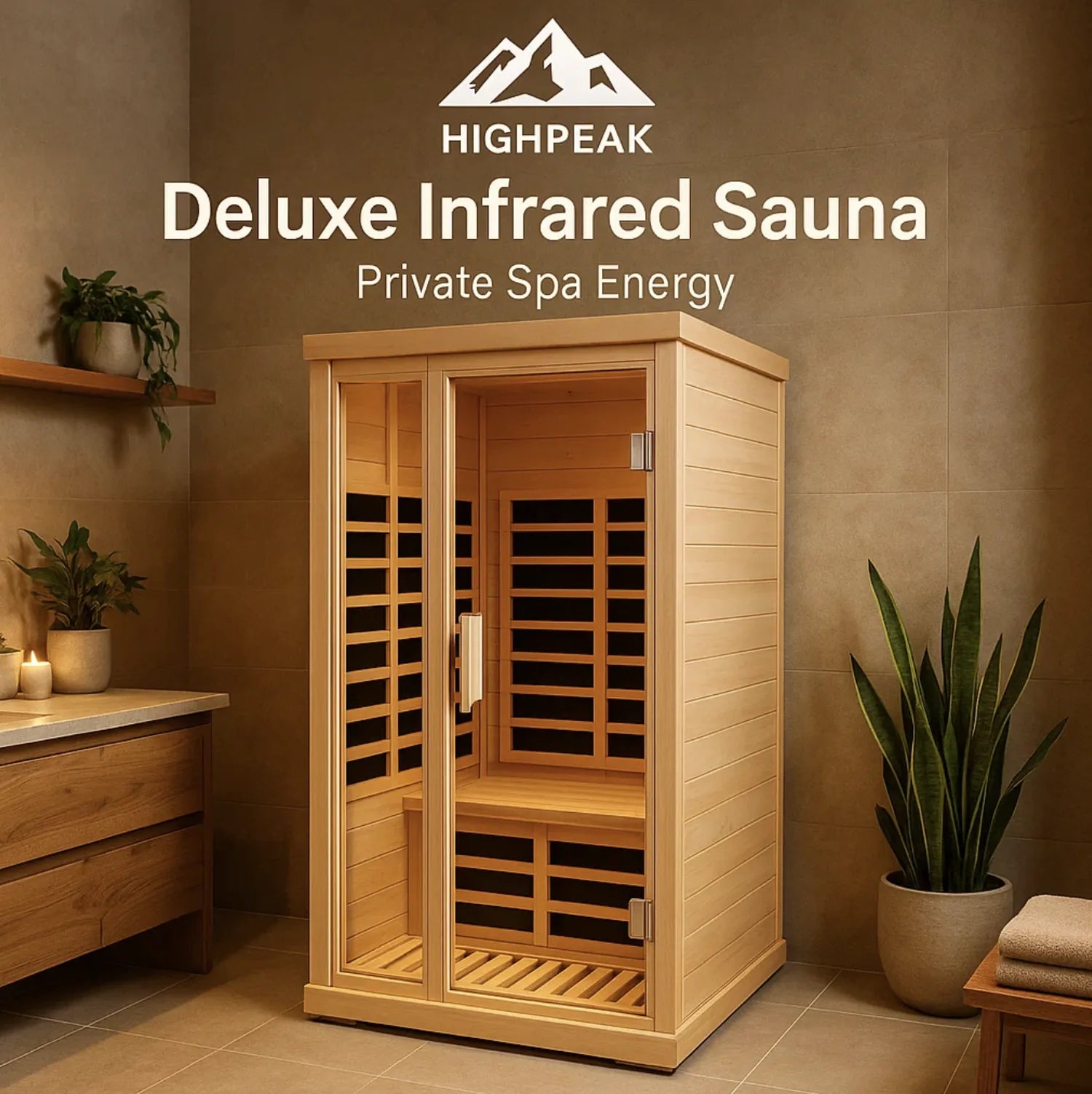 Deluxe Infrared Sauna