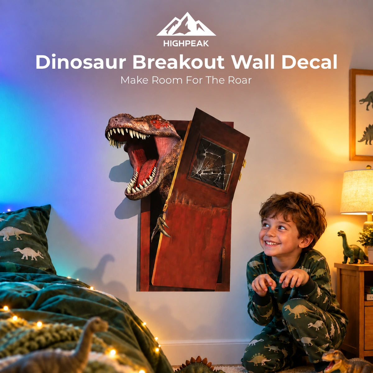 Dinosaur Breakout Wall Decal