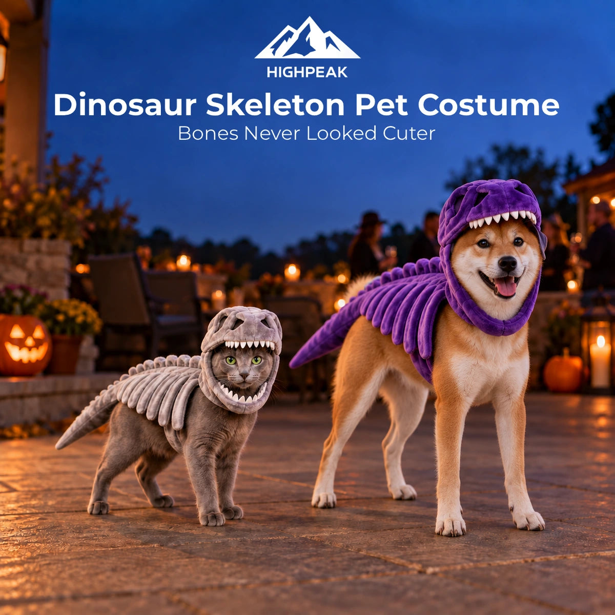 Dinosaur Skeleton Pet Costume