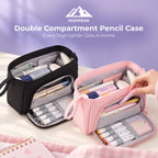 Double Compartment Pencil Case