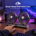 Dual Head Portable Fan