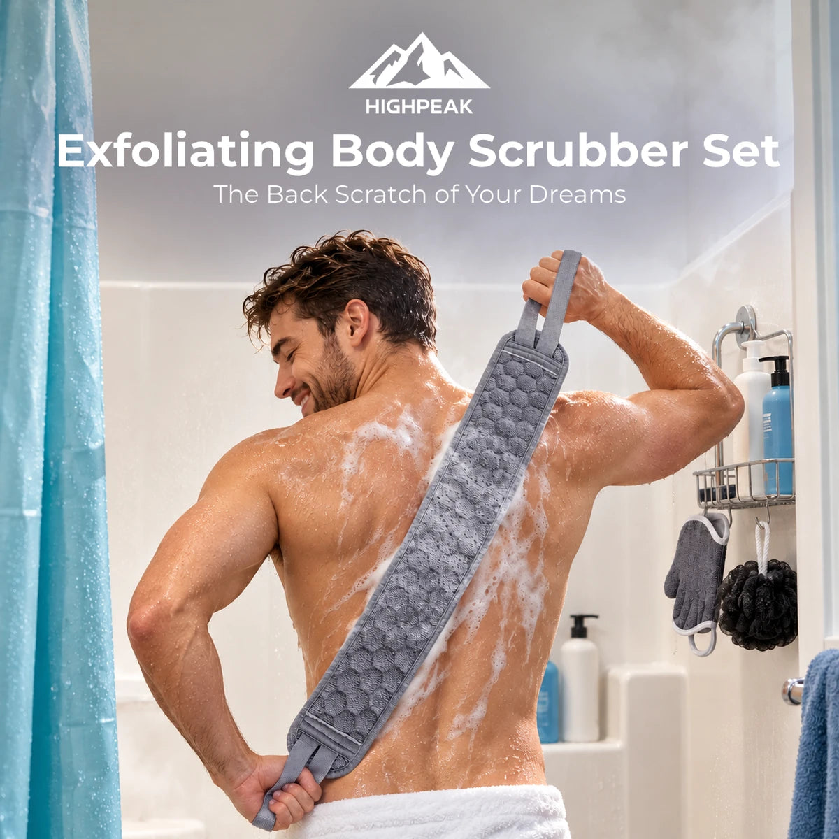 Exfoliating Body Scrubber Set