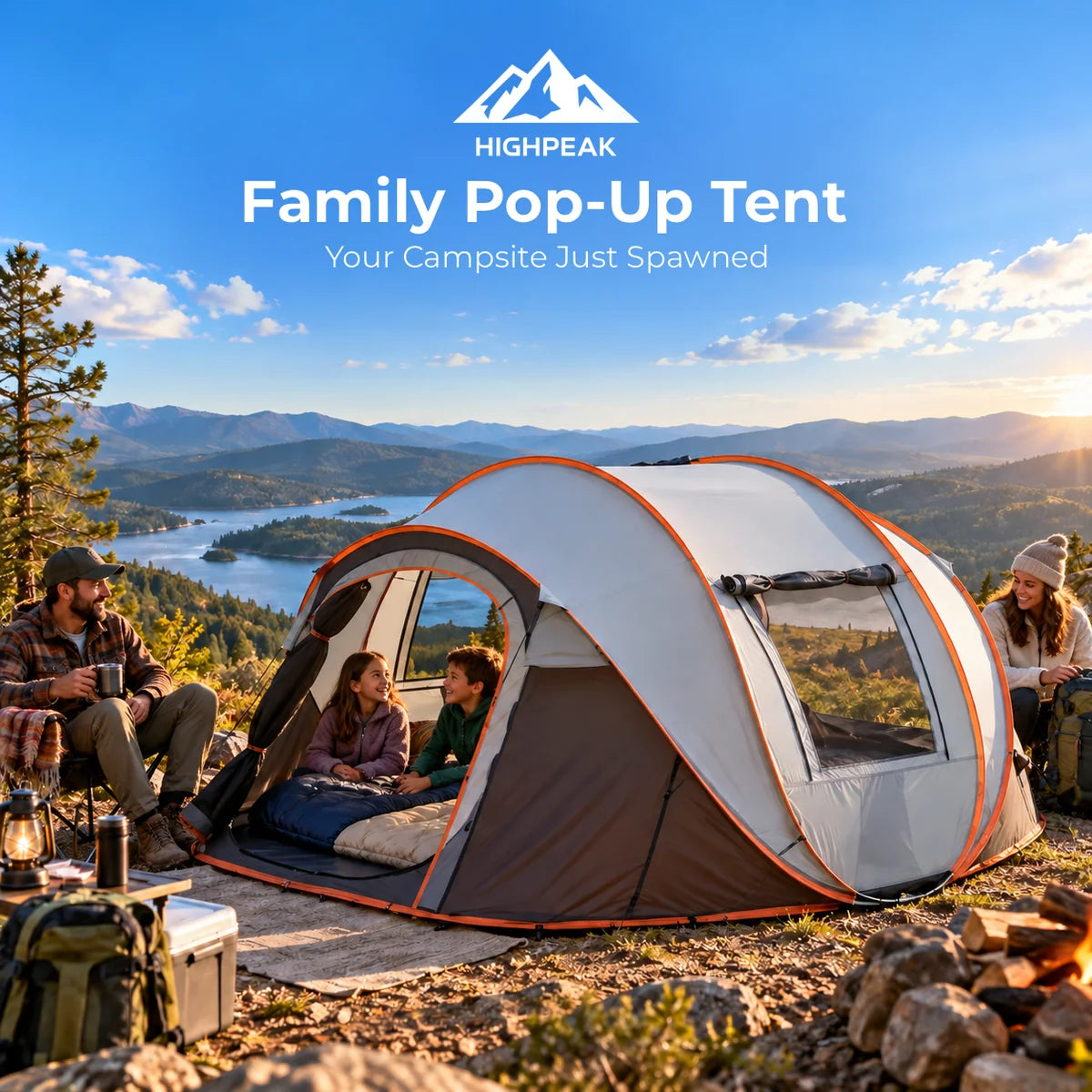 Family Pop-Up Tent