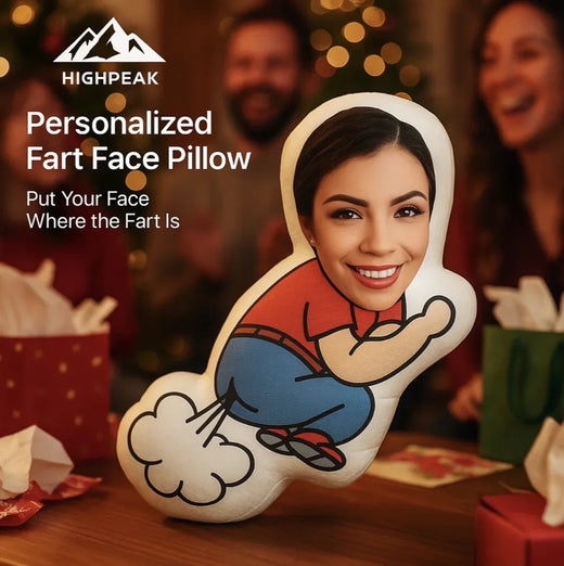 Funny Personalized Fart Face Pillow