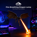 Fire-Breathing Dragon Lamp