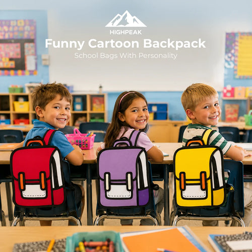 Funny Cartoon Backpack