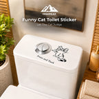 Funny Cat Toilet Sticker