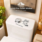 Funny Cat Toilet Sticker
