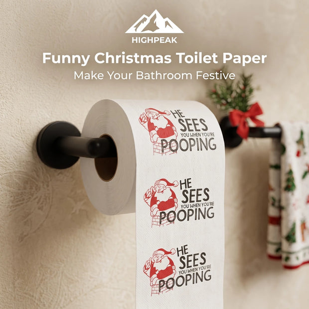 Funny Christmas Toilet Paper
