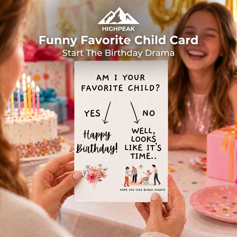 Funny Favorite Child Card