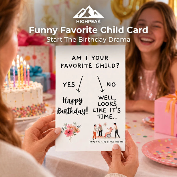 Funny Favorite Child Card