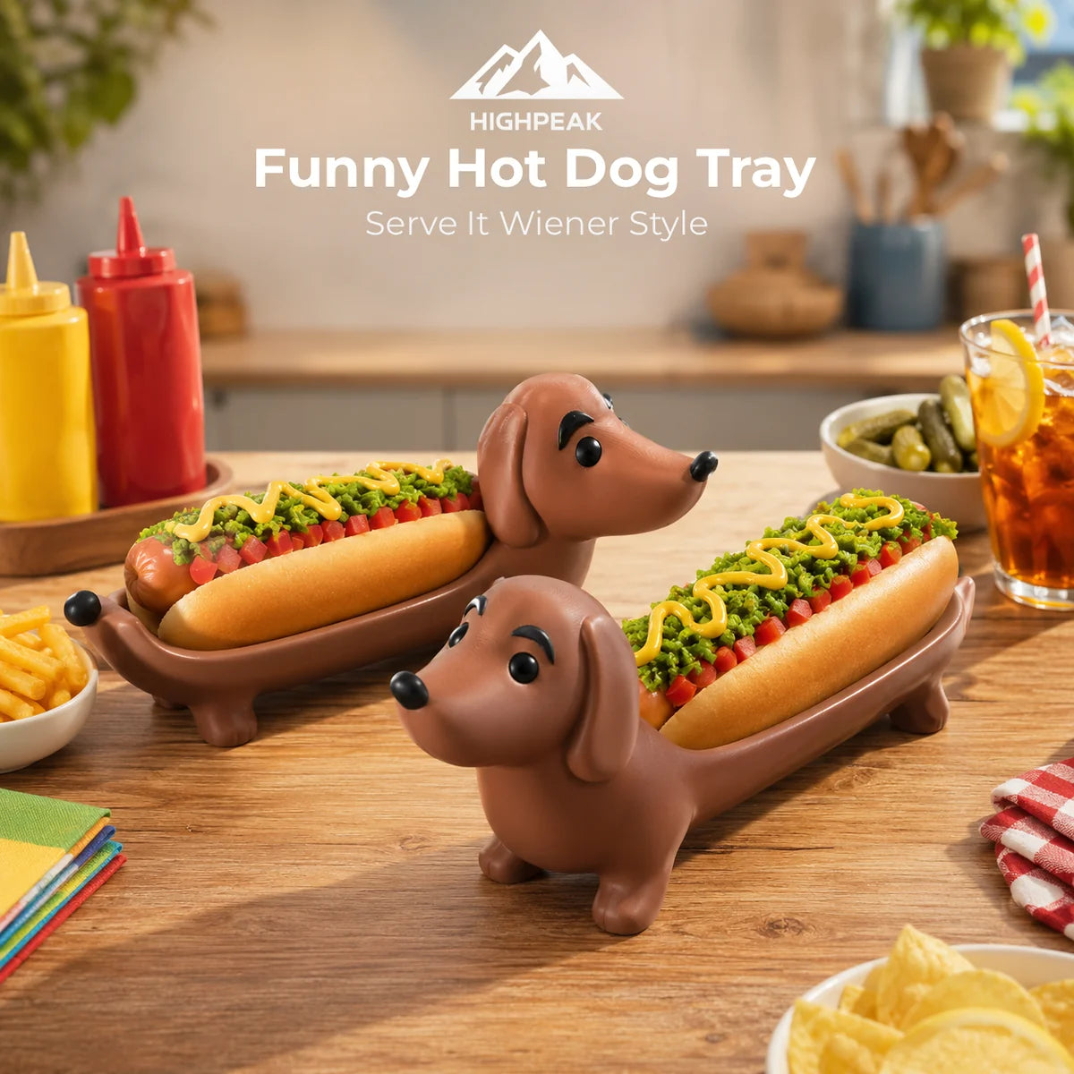 Funny Hot Dog Tray