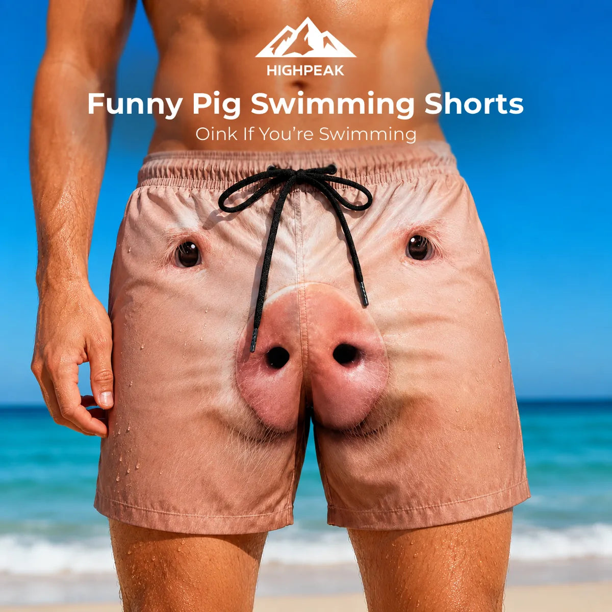 Funny Pig Swimming Shorts