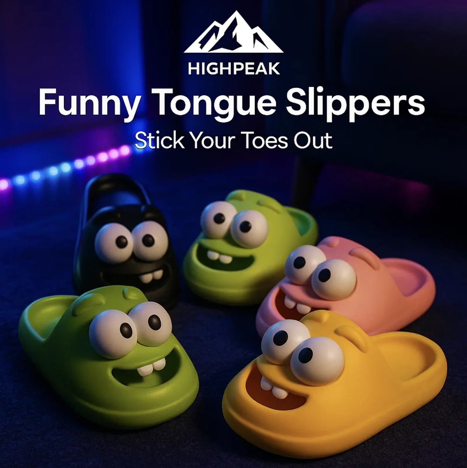 Funny Tongue Slippers