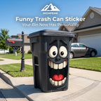 Funny Trash Can Sticker