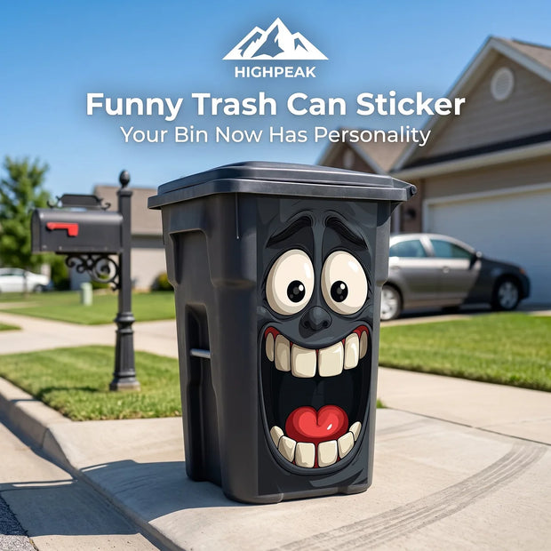 Funny Trash Can Sticker