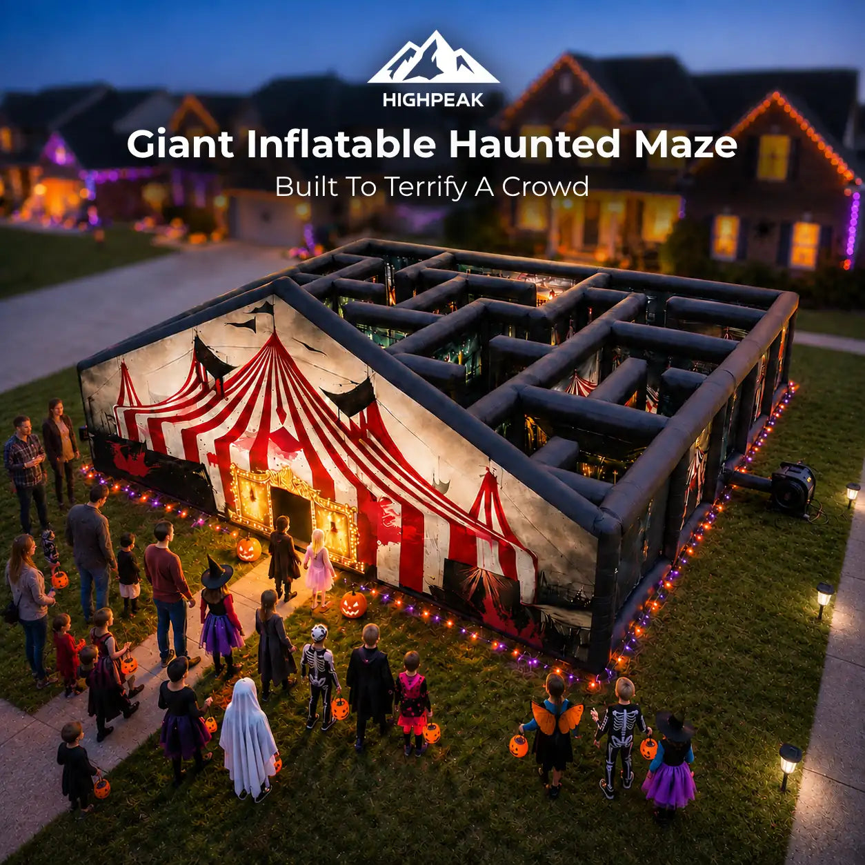 Giant Inflatable Haunted Maze