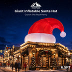 Giant Inflatable Santa Hat
