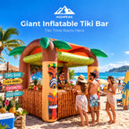 Giant Inflatable Tiki Bar