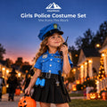 Girls Police Costume Set