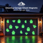 Glowing Garage Ghost Magnets