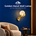 Golden Hand Wall Lamp