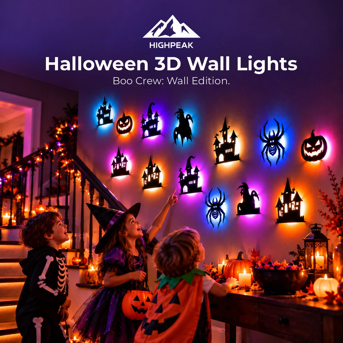 Halloween 3D Wall Lights