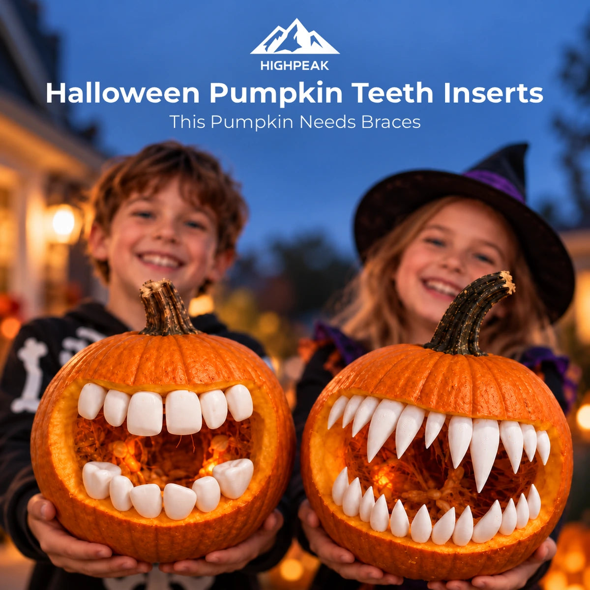 Halloween Pumpkin Teeth Inserts
