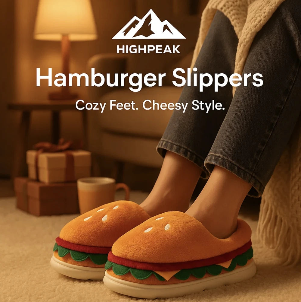 Hamburger Slippers
