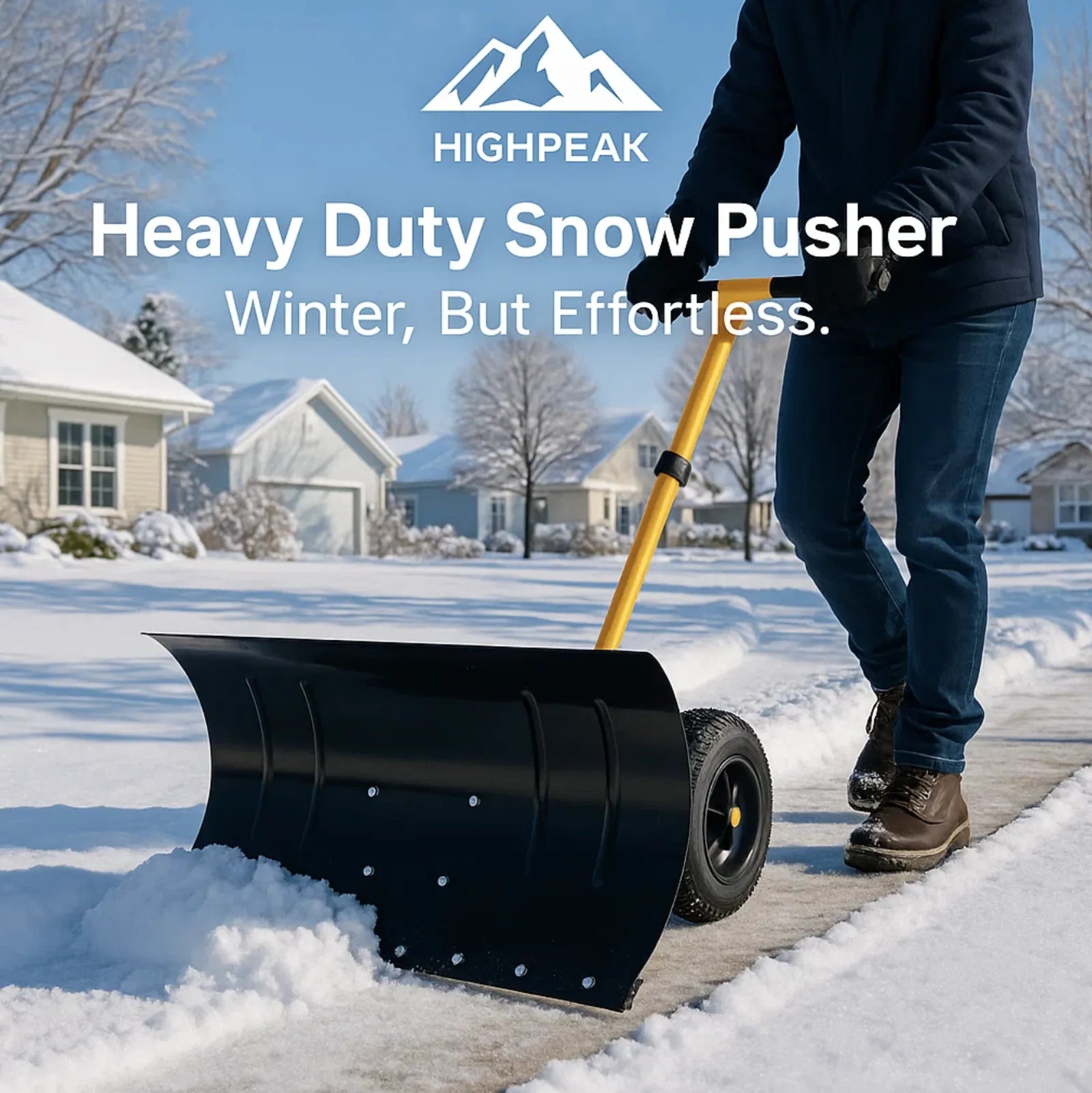 Heavy Duty Snow Pusher