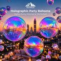 Holographic Party Balloons