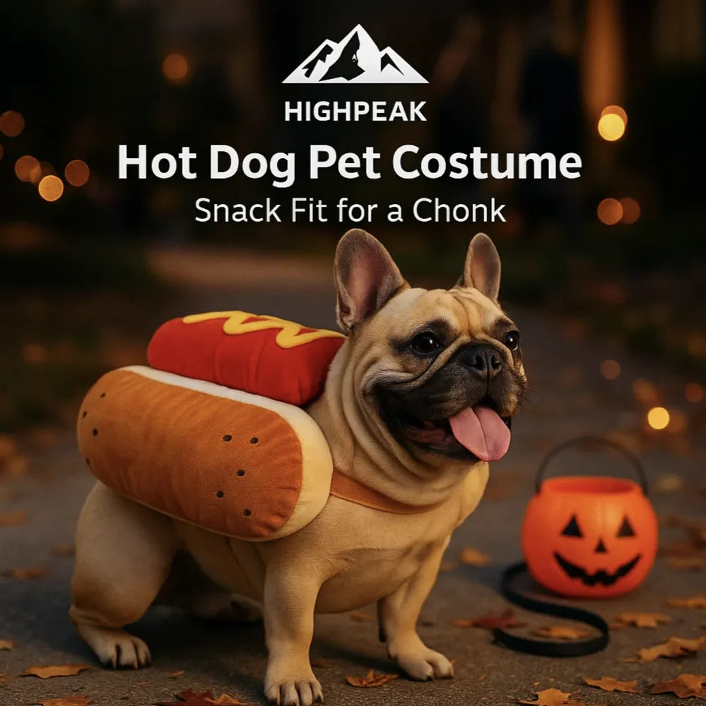 Hot Dog Pet Costume