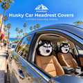 Husky Car Headrest Covers