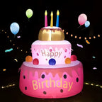 5.4FT Inflatable Birthday Cake