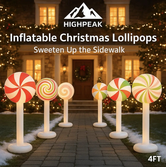 Inflatable Christmas Lollipops