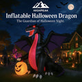 Inflatable 9ft Halloween Dragon