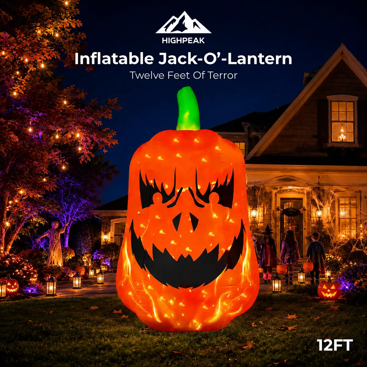 12FT Inflatable Jack-O’-Lantern
