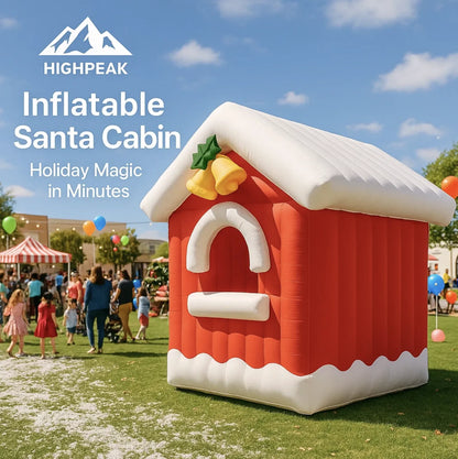 Inflatable Santa Cabin