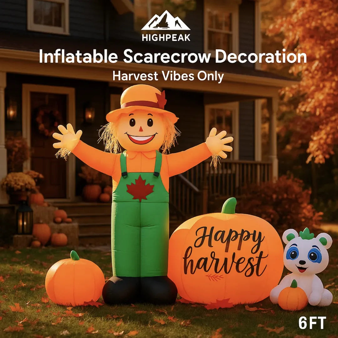 6FT Inflatable Scarecrow Decoration