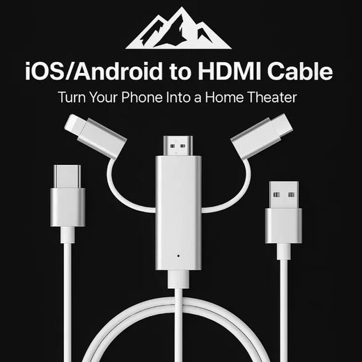 Câble iPhone/Android vers HDMI